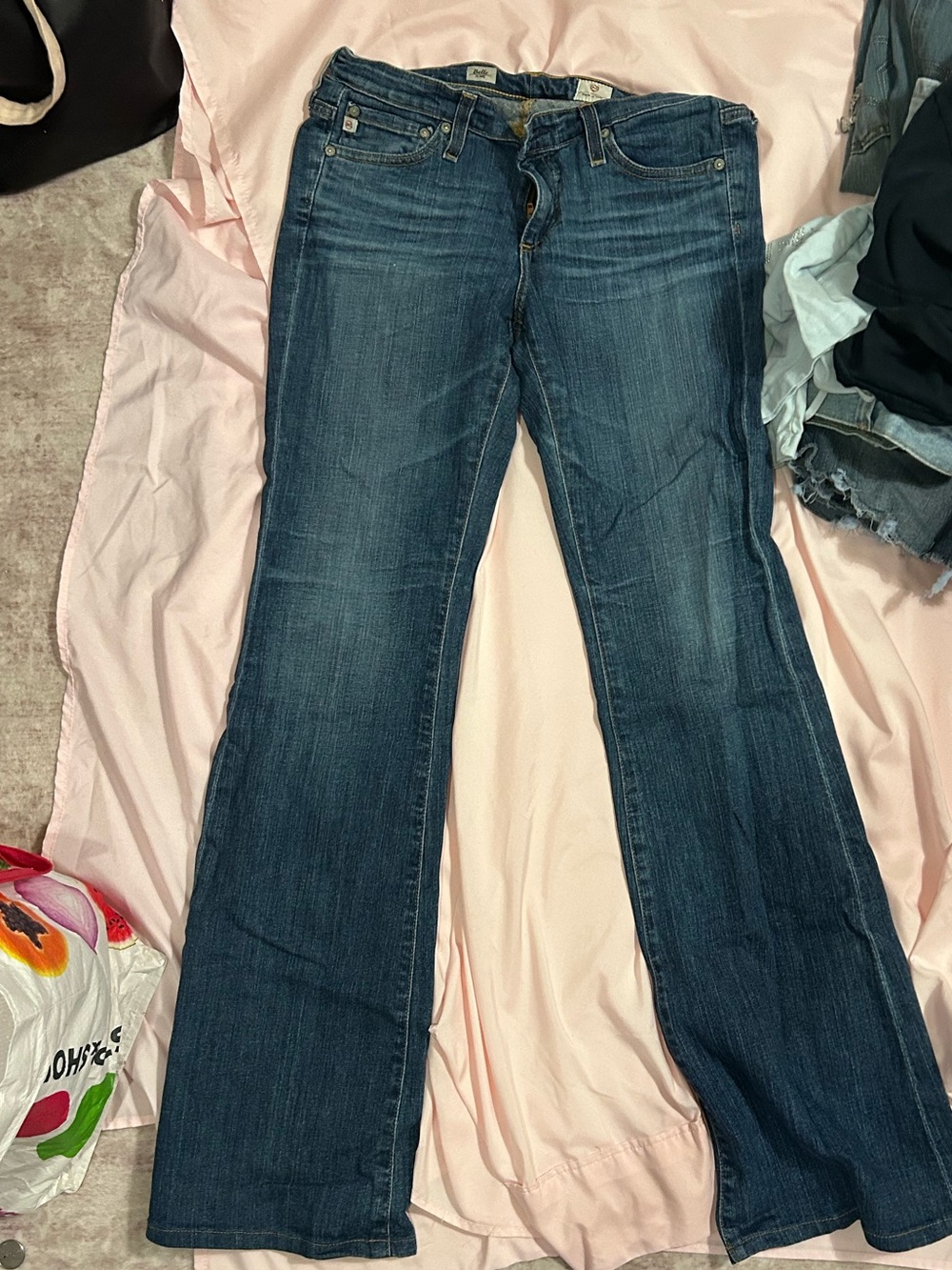 Ag Adriano Goldschmied Dark Blue Bootcut Jeans